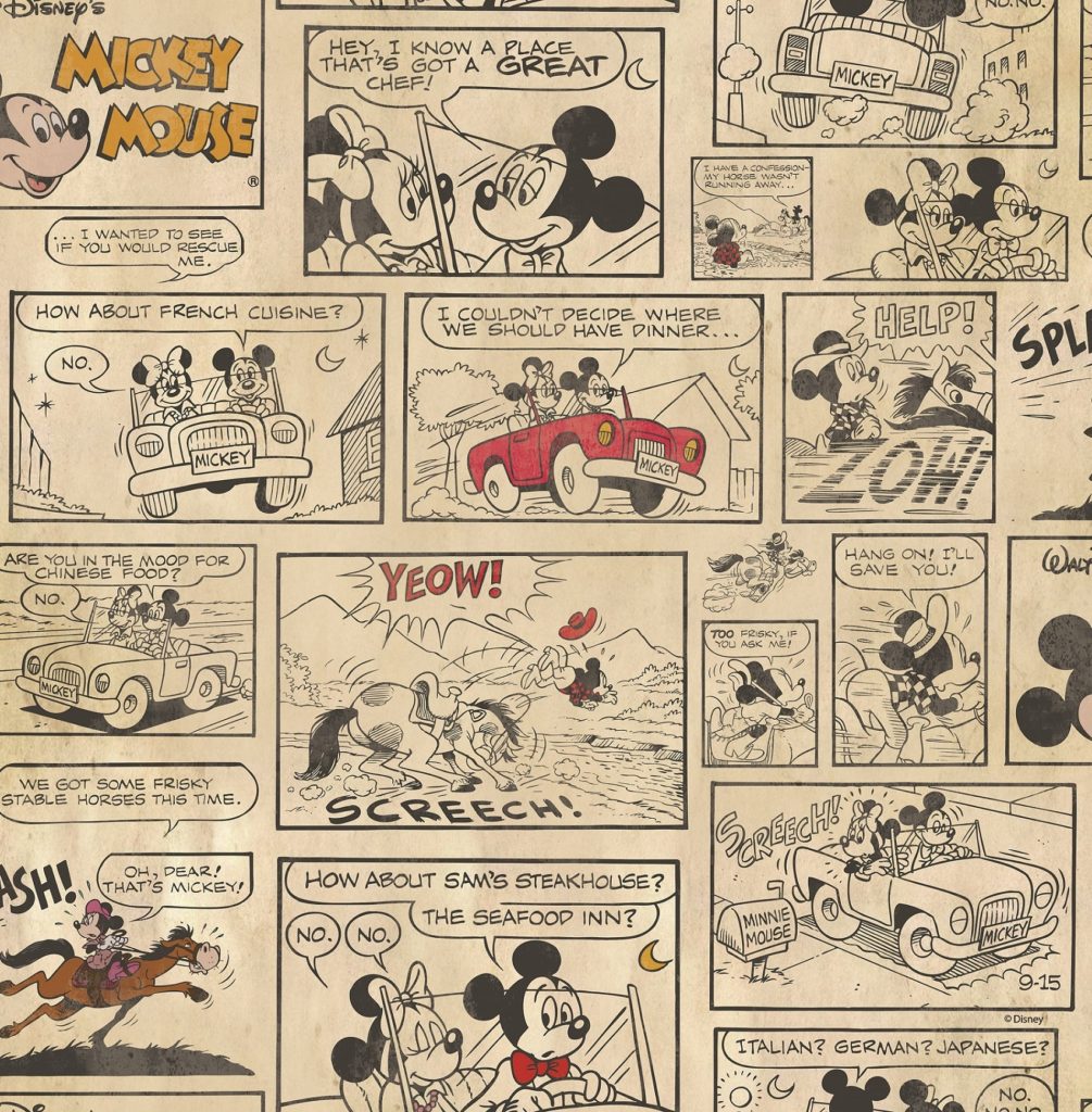 Mickey Mouse Comic Cut