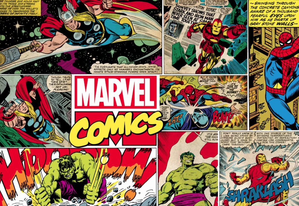 Marvel Comic Mural