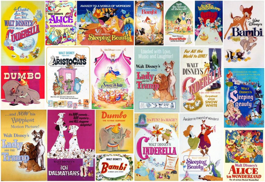 Disney Vintage Girls Mural