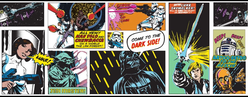 Star Wars Cartoon Frieze