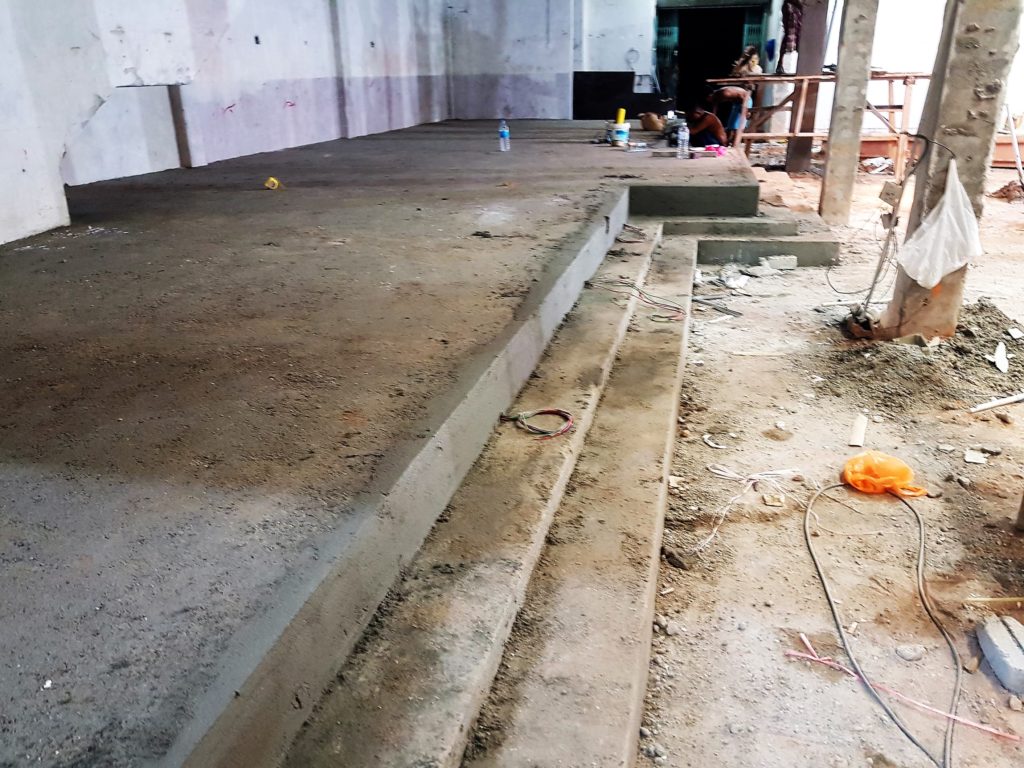 Site before installation