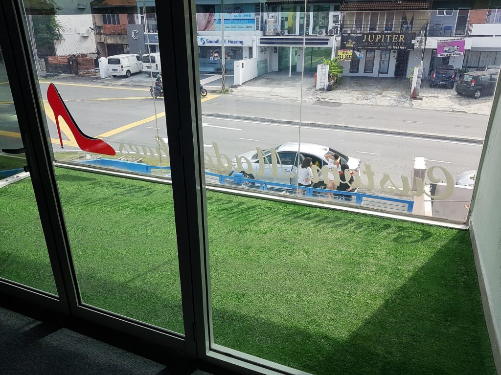 25mm Grass Carpet for the balcony.