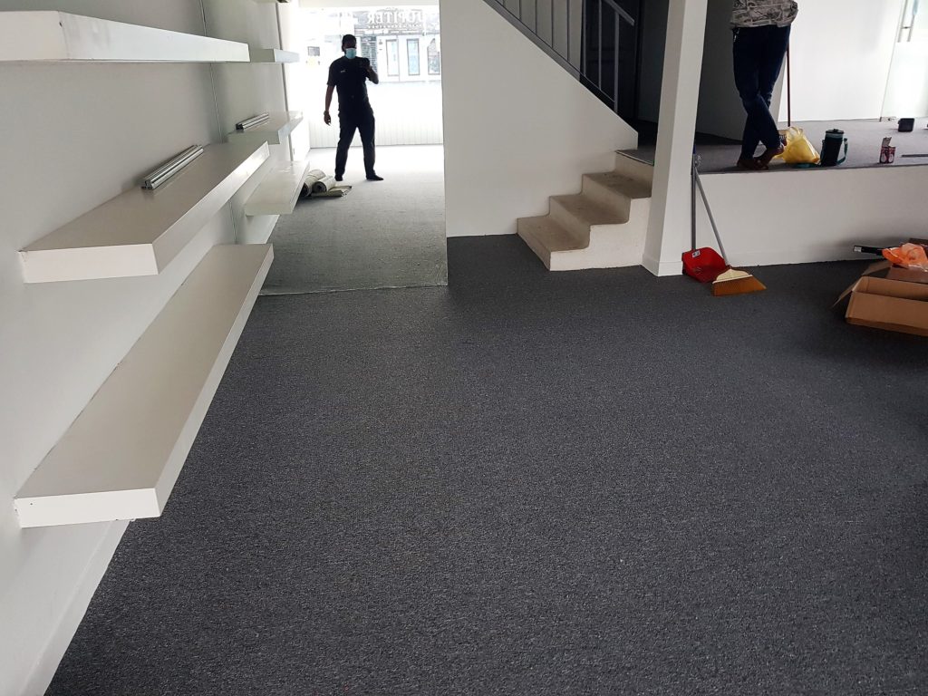 Installation completed ground floor.