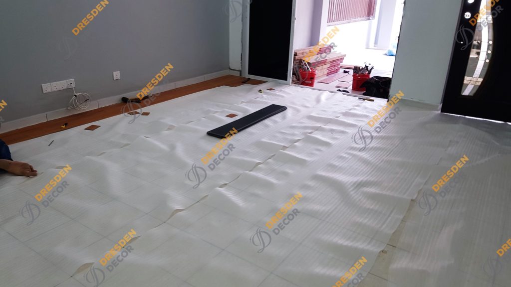 1.0mm underlay foam laid