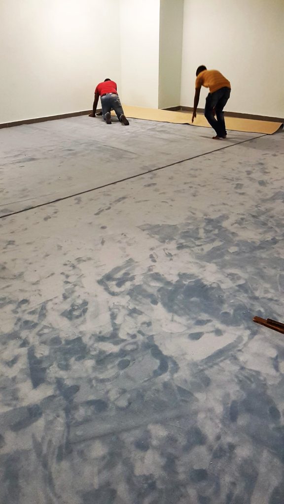 Installation in progress.