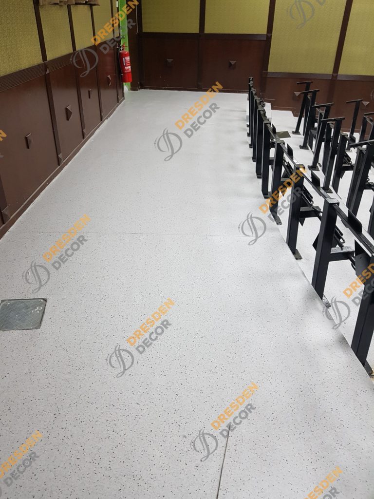 Vinyl roll installation completed