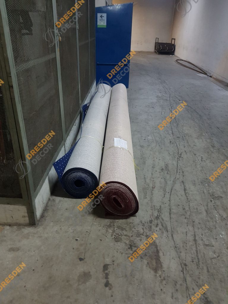 Capet Roll delivered to site.