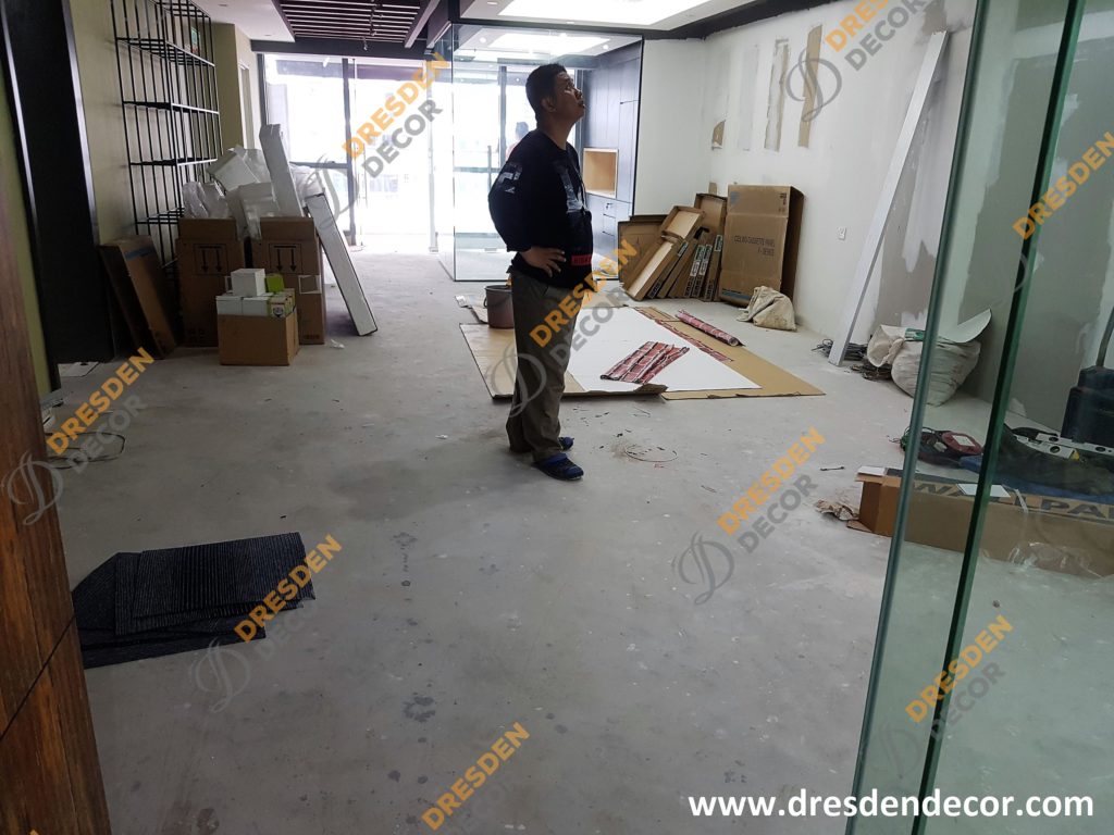 Site before installation.