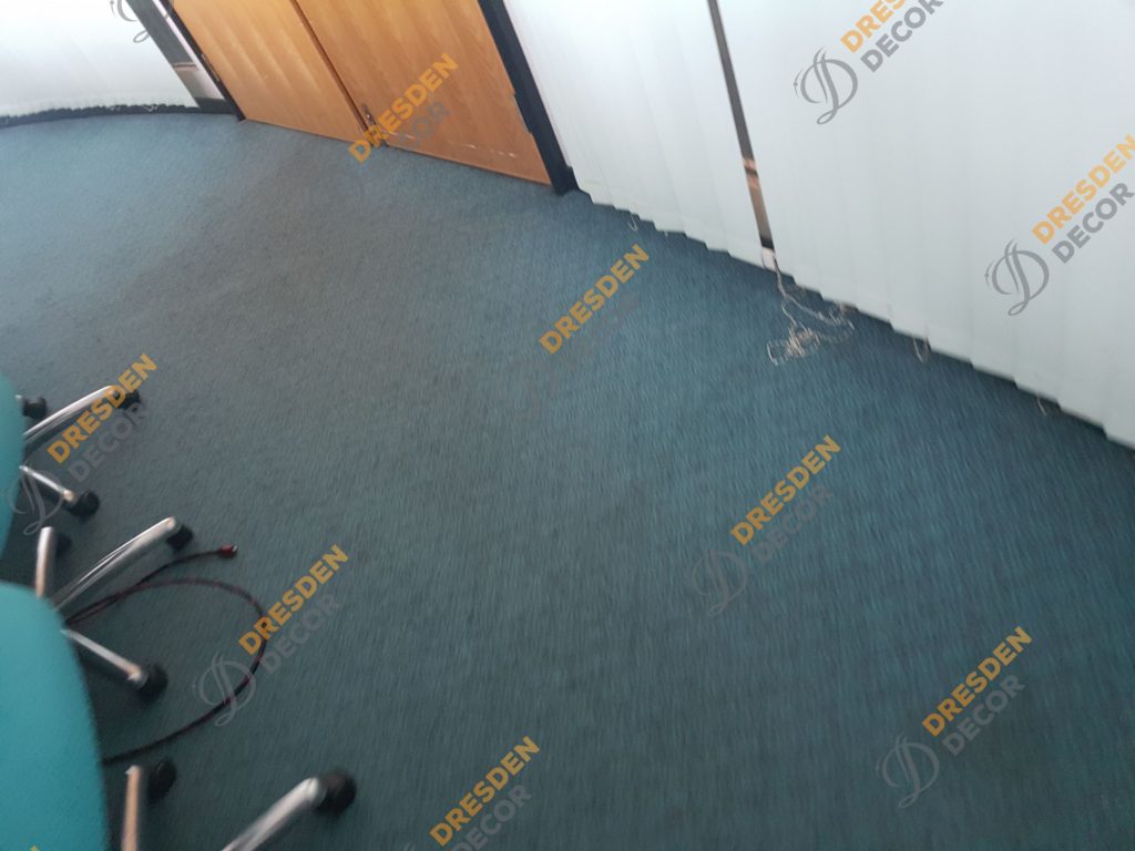Existing carpet roll.