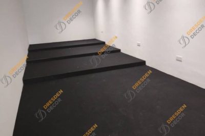 Private Commercial -PP Black Carpet Tiles