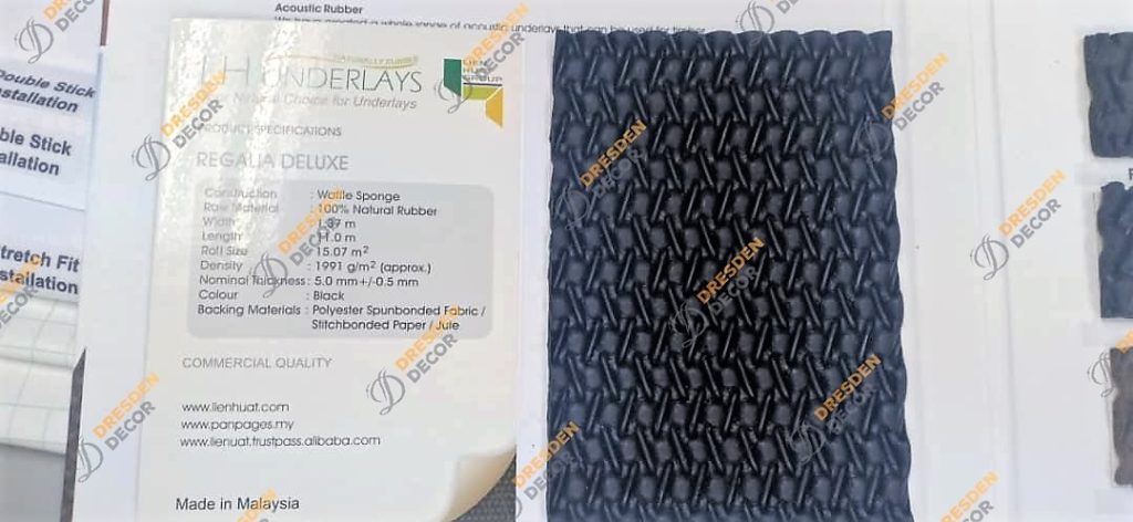 Carpet underlay supply — Completed