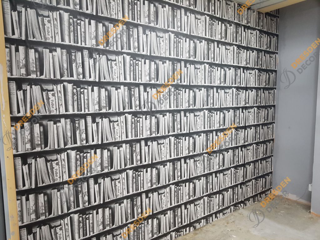 Wallpaper installation completed.