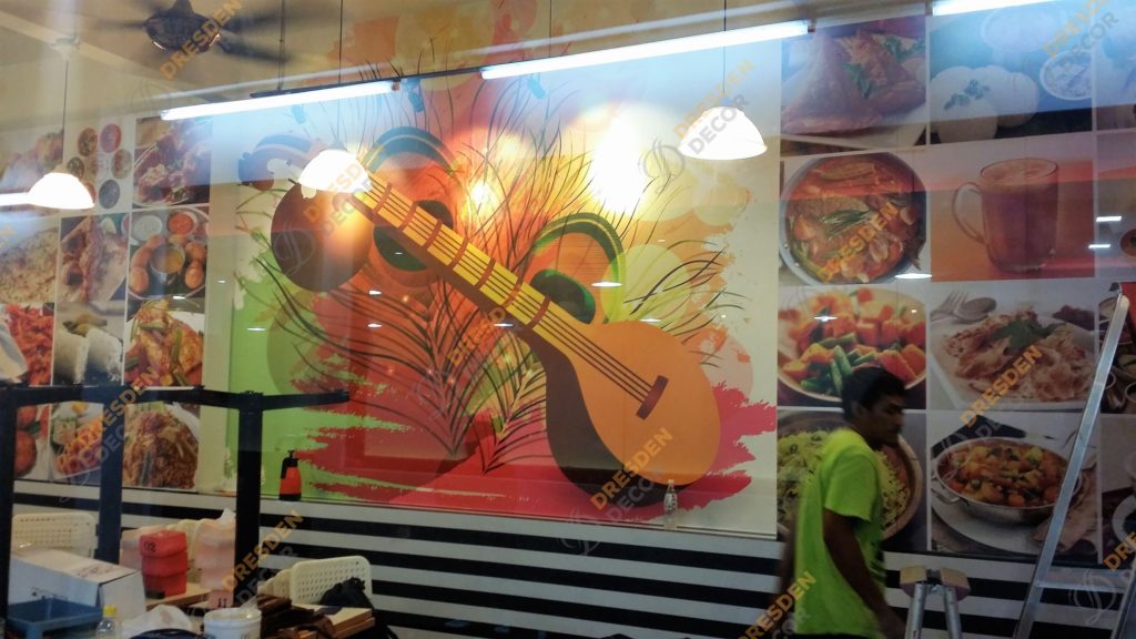 Customized Mural Wallpaper installed