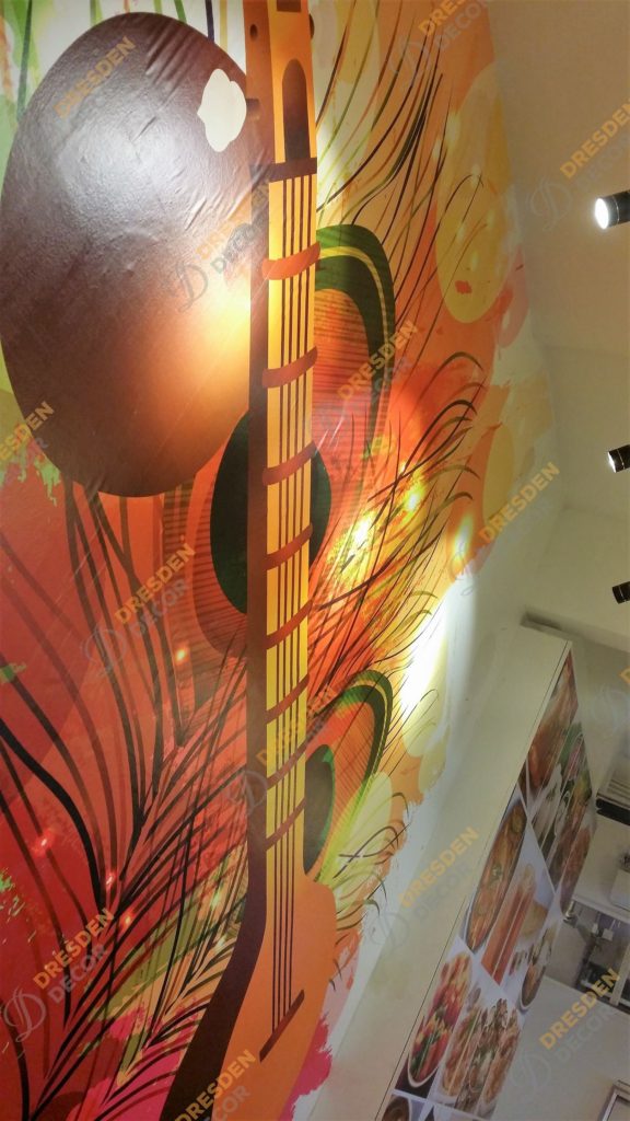 Customized Mural Wallpaper installed