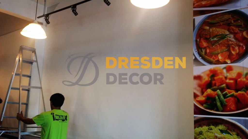 Wall before Customized Wall Mural Wallpaper installation
