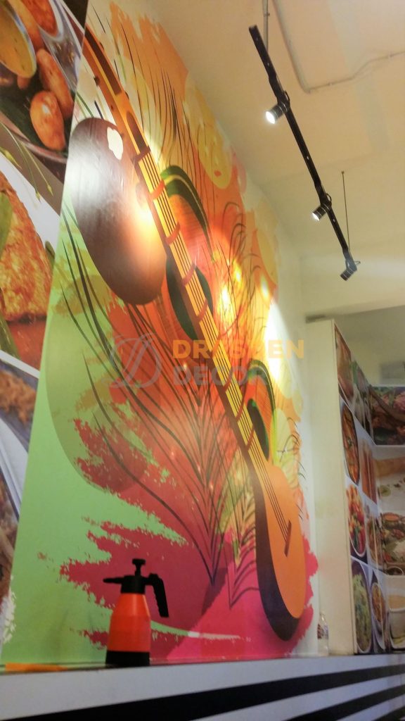 Customized Mural Wallpaper installed