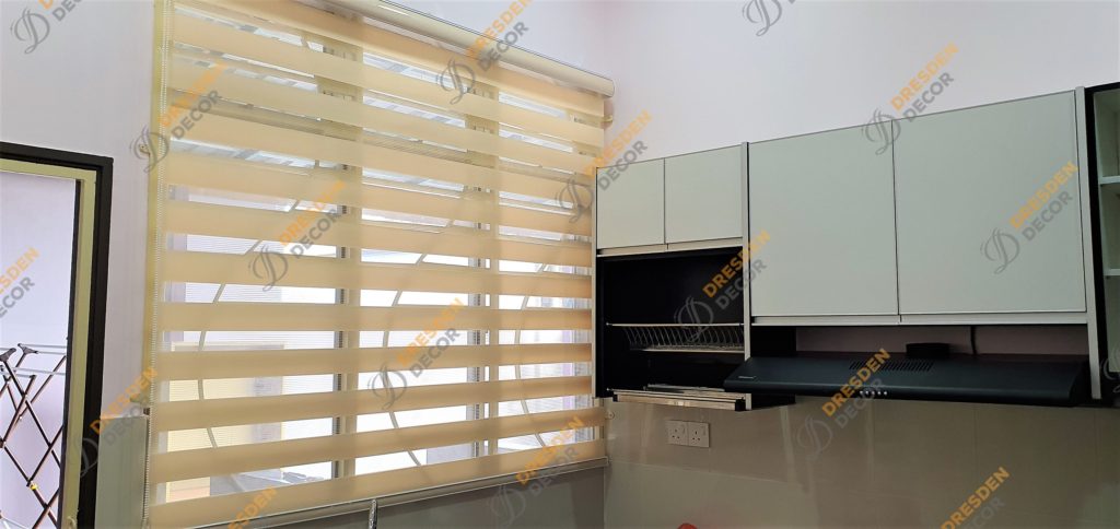 Zebra blinds installed