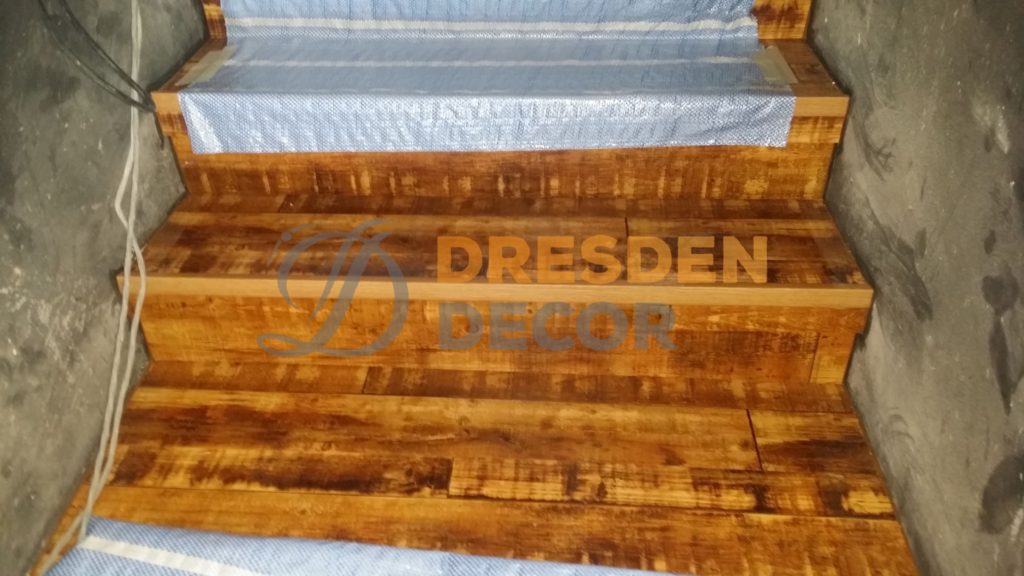 Staircase installation completed