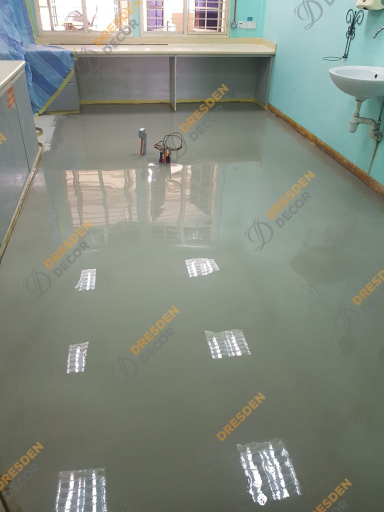 Self leveling applied