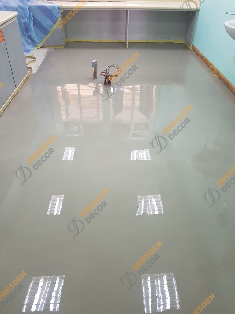 Self leveling applied