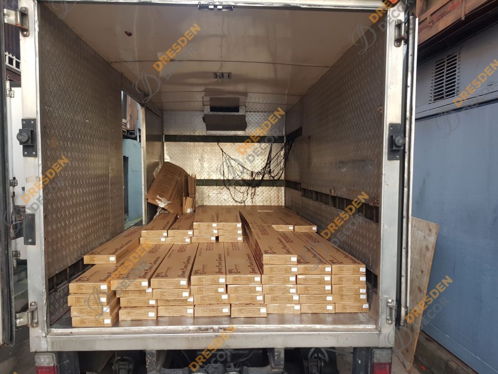 Material delivery to site